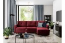 Saimon Sovesofa m. Divan med Oppbevaring 3 seter   Mørk lilla