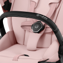 Cybex Priam Chrome Black/Peach Pink Barnevogn