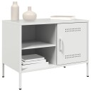  TV-benk hvit 68x39x50,5 cm stål 843004