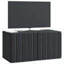  Vegghengt TV skap Svart 59,5 x 31 x 30 cm Konstruert tre