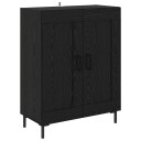  Serviesskap Svart Eik 69,5 x 34 x 90 cm Ingeniørtre og jern