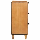  Serviesskap med skuff Lysebrun 60 x 33 x 75 cm heltre mango