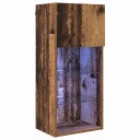  Vegghengt TV skap Gamle tre 40,5 x 30 x 90 cm Konstruert tre