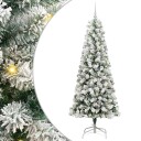  Kunstig sammensatt juletre med LED  stripelys 180 cm PVC