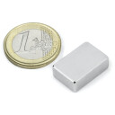 SuperMagneter Blokk-Magnet 19 X 12 X 6 Mm   Neodym N42   Magnetisert I Lengderetning