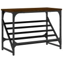  Skohylle brun eik 60x30x45 cm konstruert tre 8721012123892