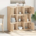 vidaXL Highboard 110,5x35x117 cm heltre furu