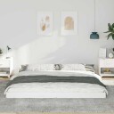  Sengestamme Hvit 180 x 220 cm Heltre furu