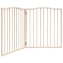 Vidaxl Hundeport Sammenleggbar 2 Paneler 160 cm Poppeltre