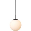 Nielsen Light Nora kafépendel opal/svart Ø30 cm