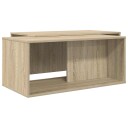  Kaffebord Sett 2 pcs Sonoma eik Konstruert tre