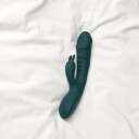 Amaysin Ribbed Rabbitvibrator - Grønn - Grønn