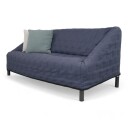 Ikea Nyrenset ypperlig sofa i mørk blågrå tekstil