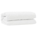 Vidaxl Dyne med pute 2 pcs Hvit 155 x 200 cm Mikrofiber