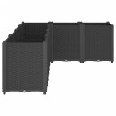 Plantekasse svart 160x120x53 cm PP