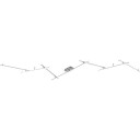 Trio Lighting Indira taklampe 340 cm