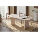 Dano Spisebord Oval 200 cm - Taupe