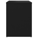 vidaXL Nattbord svart 40x30x40 cm sponplate