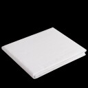 Borås Cotten Bløtt Konvoluttlaken 120x200 cm   100% bomullssatin   8 cm i høyden   Hvitt laken til topmadrass   Borås Cotton Cloud satin laken