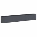 vidaXL Hevet Hagebed Antrasitt 280 x 40 x 40 cm
