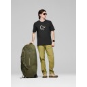 Norrøna Men"s /29 Cotton Viking T-shirt Caviar/Snowdrop L