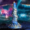 Creature Cocks Lord Kraken Silikondildo 21 cm med tentakler - Blue