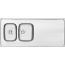 Contura Steel Classic kjøkkenbord rustfritt stål 1400x620x160 mm
