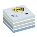 Post-it Kube 76 x 76 mm blå/hvit