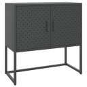 vidaXL Skjenk antrasitt 75x35x75 cm stål