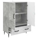  Serviesskap Betonggrå 66 x 34,5 x 95 cm Konstruert tre
