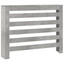 Radiatordeksel betonggrå 104x20x82 cm konstruert tre