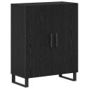  Sidebord Svart eik 69.5 x 34 x 90 cm Konstruert tre