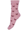 Fuzzies Sokker 2 pack Rosa/Bordeaux m. Løkker 23/26 Sokker 23 26