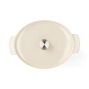 Kitchenaid Støpejernsgryte oval 30 cm/5,6 liter almond cream