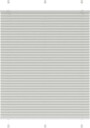  plisségardin lys grå 105x100 cm Stoff Bredde 104,4 Polyester