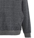 Creamie Hettegenser   Sjekker   Mid Grey Melange   Creamie   4 år 104   Hettegenser   Grå