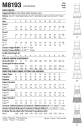 McCall's 8193 - Kjole A5 (6-8-10-12-14)