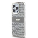 DKNY IML Mono & Stripe MagSafe-etui for iPhone 15 Pro - beige