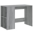  Skrivebord grå sonoma 102x50x75 cm konstruert tre