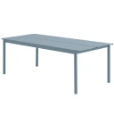 Muuto Linear Steel Matbord 220x90 cm Pale Blue