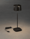 Trend Collection Nice bordlampe – oppladbar og dimbar, sort 36 cm