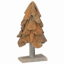  Juletre med stativ Brun 60 cm Heltre teak