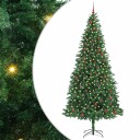  Kunstig juletre med 300 LED grønn 300 cm PVC og metall og plast