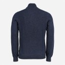 Gran Sasso Half Zip Wool-Cashmere - Blue