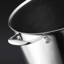 HEXCLAD Gryte med glasslokk 9,5 ltr hybrid