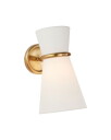 Visual Comfort Clarkson Pivoting Sconce Antique Brass