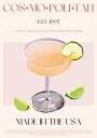 Cosmopolitan Cocktail With Lime Plakat / 70x100