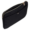 Fan Palm Black Nylon Laptop Sleeve