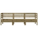  Hagesofa 3-seters impregnert furu 838032