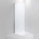 INR Iconic Nordic Rooms Dusjvegg Linc Josephine B78 og B88cm Svart Matt / 88cm Klart Glass